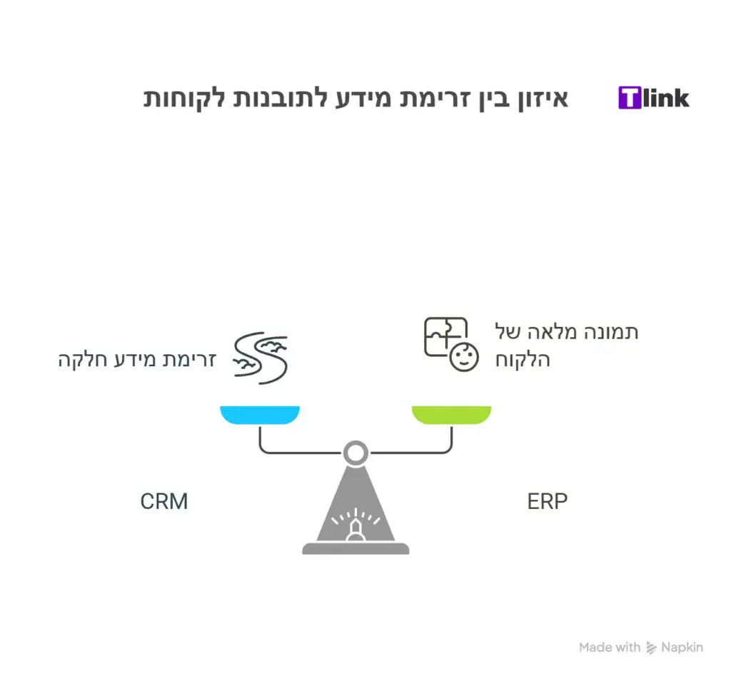 איזון בין התובנות העיסקיות לבין הכלים בעסק , אילוסטרמיה וגרף בנושא 